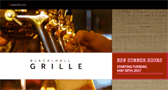 Desktop Screenshot of blackhallgrille.com